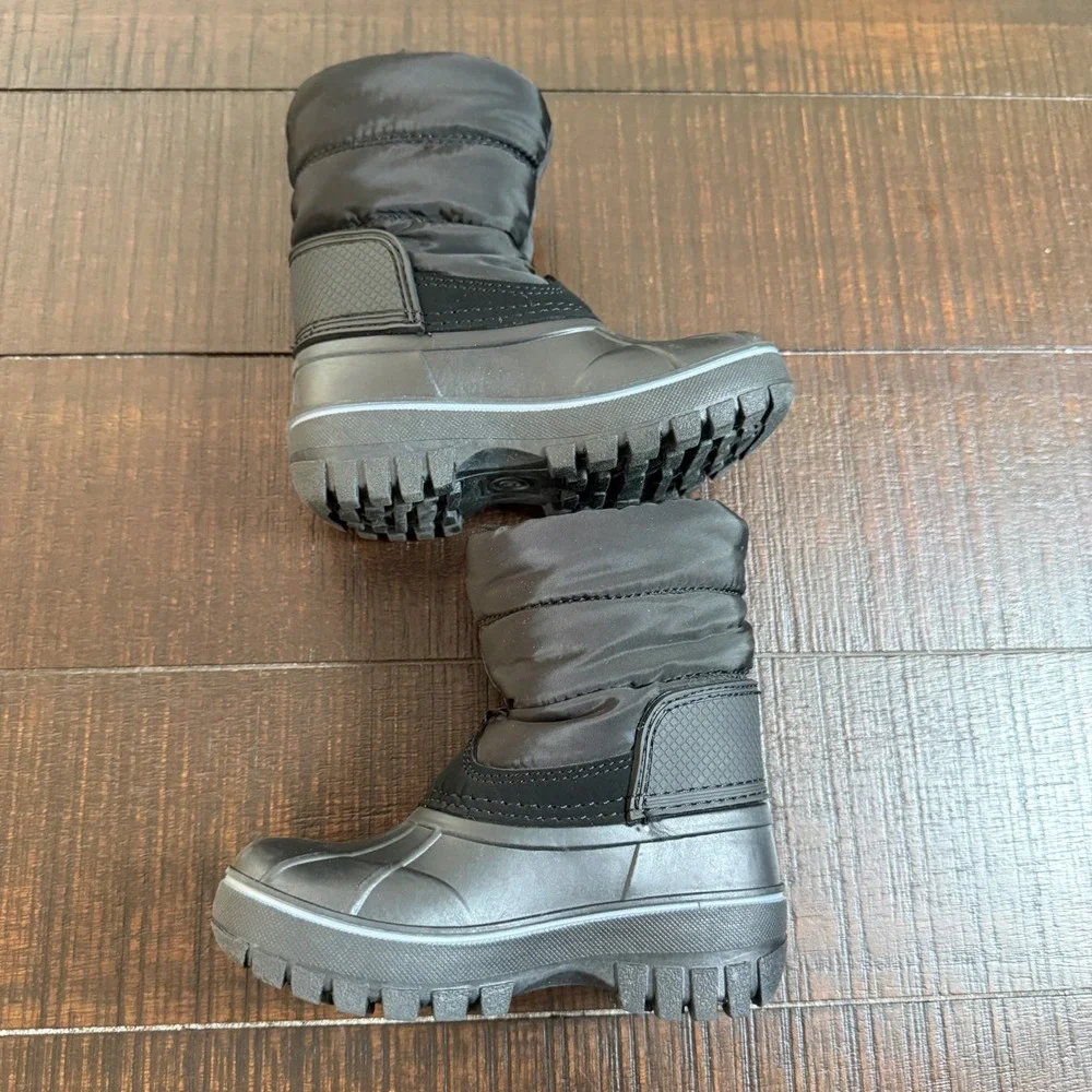 Lands' End Toddler Snow Flurry Winter Boots Black 6M 200g Thinsulate CE20203T-B